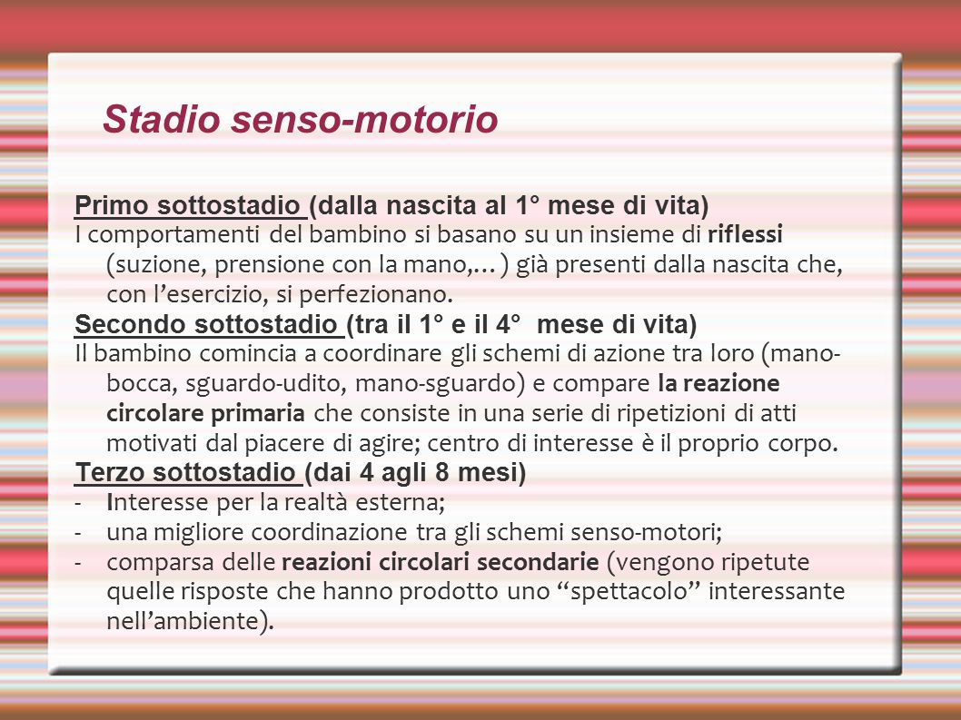 MANUALE DI PSICOLOGIA DELLO SVILUPPO CAP 5 LO SVILUPPO COGNITIVO